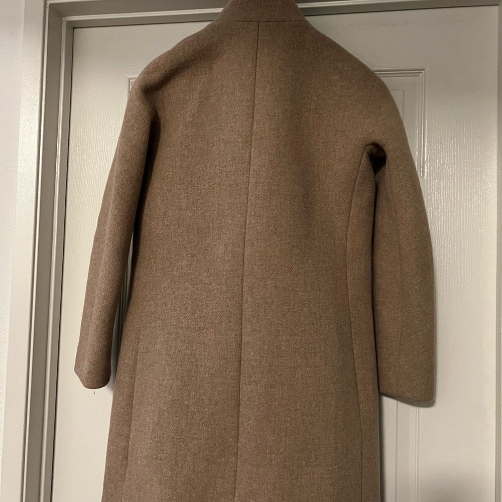 SOLD- J Crew Cocoon Italian stadium cloth wool coat - Picture 10 of 11